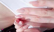 Close-up amateur video of a hot blowjob and panty action