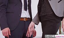 Belle Claire takes charge in the office with hot action.