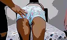 My Perverted Stepdad Forces Me Into Unwanted Acts - Cartoon Version