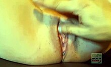 Sophie imagining her creamy pussy after masturbating