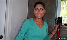 Talking to my new maid, wondering what secrets she hides under that uniform