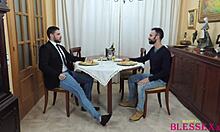 Straight friends party turns wild with gay neighbors!