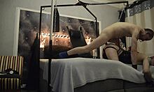 Intense Bareback Action In Berlin Sling.