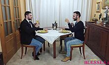 Straight friends party turns wild with gay neighbors!