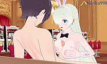 Big-boobed Diane and Elizabeth get naughty in 3D hentai