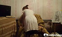 armchair is the most comfy for some fingering