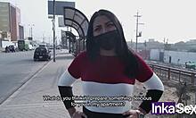 Super Big-Ass Venezuelan Brunette GineZFlowrs Bent Over in Lima Tries First Black Cock with Unknown Colombian Peruvian Prostitute