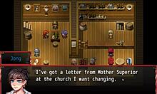 In harem world, naive nun learns to suck big cock in episode 9