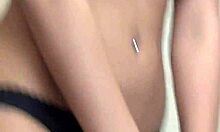 Beautiful Czech woman shows her breasts