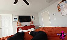 I'm sharing my room with Russian step sis Ava Marina this Thanksgiving! What a wild ride!