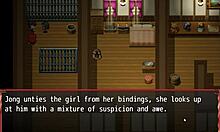 saving a cute goblin girl from bdsm in this harem game 😘