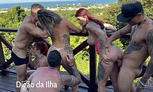 Orgia ao ar livre com as safadas do xvideos, uauu!