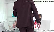 Suzi gets naughty in professor's office.