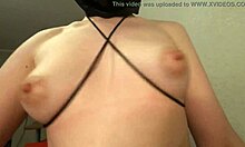 girlfriend fingers pussy to strong orgasm!