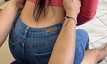 My Stepmom Takes Control and Sits on My Legs to Play Video Games