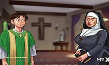 mature gives husband big tits? in summertimesaga e2 34