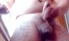 Overwhelmed By Desire, A Russian Gay Man Masturbates And Savors His Own Cum In An Intense Facial Moment.