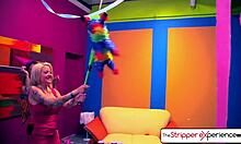 Jessica Jaymes Strips, Shows Big Boobs and Booty for Cum