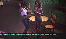 Amateur wife and mother-in-law in homemade video