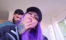 I asked the big booty girl to fill her pussy with cum, but she licked my ass instead