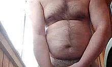 Overwhelmed By Desire, A Russian Gay Man Masturbates And Savors His Own Cum In An Intense Facial Moment.