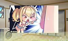 夏日三叶后宫本子第3集：金发修女粗暴口交高潮