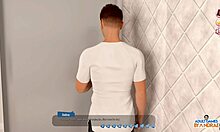 eve gets caught masturbating in the shower