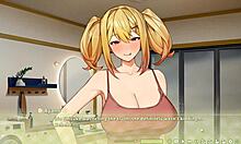 summer clover harem hentai ep 3: blonde nun climaxes during rough oral