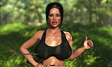 Crazy Step Sister Swimming Naked In Forest And Got Caught