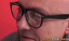 Teen Gets Mouth Jizzed In After Sucking