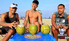 Fucking our friend with monster cock pov!