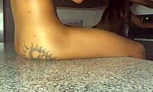 Strapping my bestfriend for the first time 😏