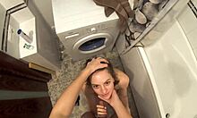 i can't help but cum on my sister's face with parents nearby