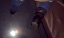 Blondie gets wild at glory hole wedding with banging orgy action!