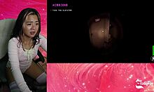 'Chiku chases me in hentai game!'