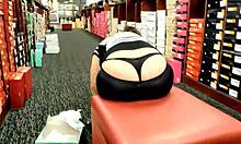 I swear, wearing transparent leggings for whaletail show-off, oops, I mean exhibition, feels so damn sexy!