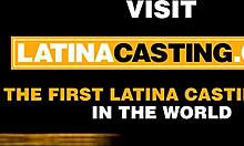 LATINA CHEATING WITH FAT COCK PRODUCER IN CASTING