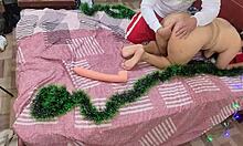 Sucking My Big Ass Stepmothers Pussy And Ass For Christmas