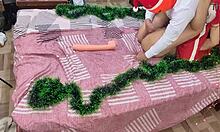 Sucking My Big Ass Stepmothers Pussy And Ass For Christmas