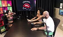 Hey guys, Tifany Rocha shows off boobs while chatting gangbang and DP tricks in lingerie!