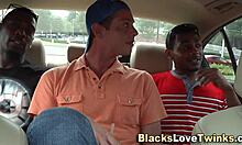 gay amateur shooting cum in group interracial scene