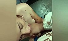 My Cousin Thinks We're Watching Movies But She Doesn't Know I'm Going To Fuck Her And Cum On Her Tits