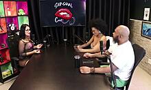 Hey guys, Tifany Rocha shows off boobs while chatting gangbang and DP tricks in lingerie!