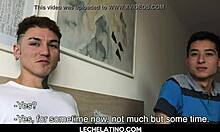 hunky latin males bareback blowjob for cash