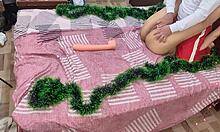 Sucking My Big Ass Stepmothers Pussy And Ass For Christmas