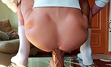 Gay Teen Endures Painful Anal Dildo Fuck