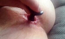 Gay amateur's homemade video of anal sex with girlfriend