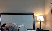 Hot Petite Woman with Tattoo Sucks Deeply