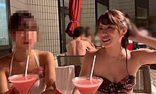 japanese beauty rides hard with intense cumshot finish