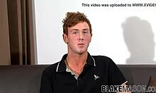 redhead gay amateur milo taylor in solo casting session